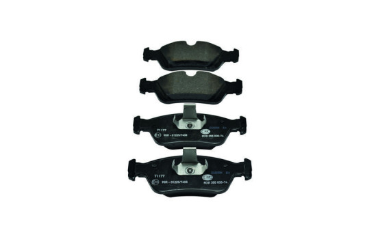 Brake Pad Set, disc brake 8DB 355 008-741 Hella