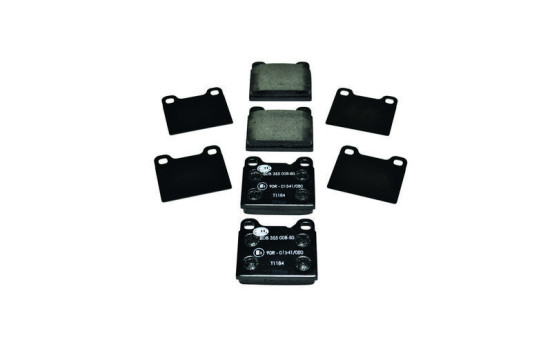 Brake Pad Set, disc brake 8DB 355 008-801 Hella