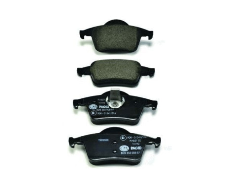 Brake Pad Set, disc brake 8DB 355 008-871 Hella Pagid GmbH, Image 2