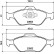 Brake Pad Set, disc brake 8DB 355 008-901 Hella