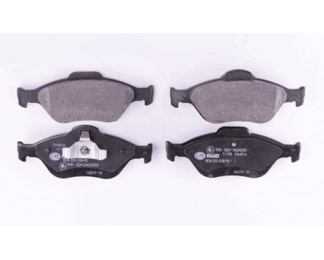 Brake Pad Set, disc brake 8DB 355 008-901 Hella, Image 2