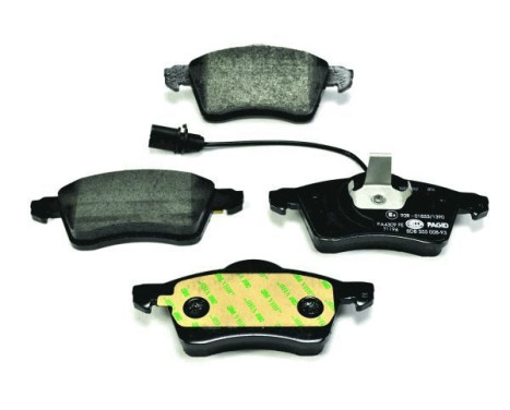 Brake Pad Set, disc brake 8DB 355 008-931 Hella Pagid GmbH