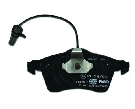 Brake Pad Set, disc brake 8DB 355 008-931 Hella Pagid GmbH, Image 2