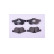 Brake Pad Set, disc brake 8DB 355 008-941 Hella