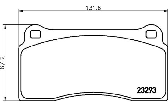 Brake Pad Set, disc brake 8DB 355 008-981 Hella, Image 4