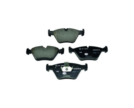 Brake Pad Set, disc brake 8DB 355 009-001 Hella