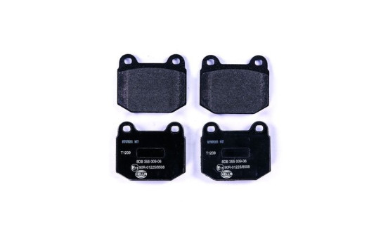 Brake Pad Set, disc brake 8DB 355 009-061 Hella, Image 4
