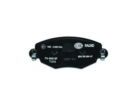Brake Pad Set, disc brake 8DB 355 009-071 Hella Pagid GmbH, Image 2