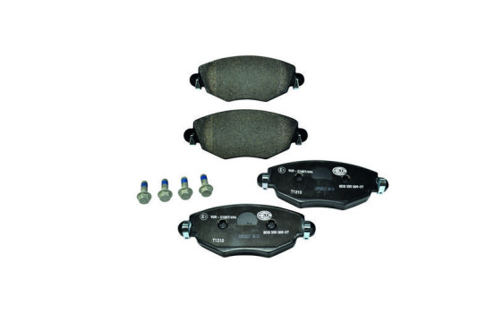 Brake Pad Set, disc brake 8DB 355 009-071 Hella