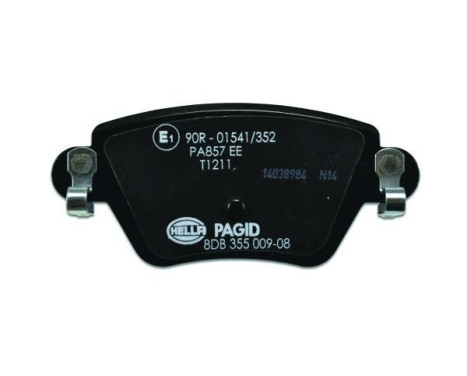 Brake Pad Set, disc brake 8DB 355 009-081 Hella Pagid GmbH, Image 3