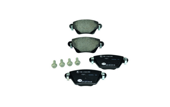 Brake Pad Set, disc brake 8DB 355 009-081 Hella