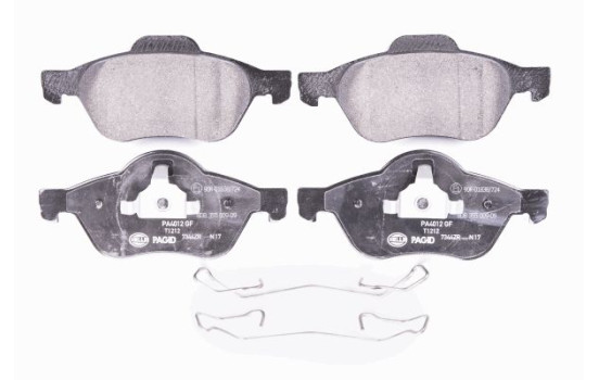 Brake Pad Set, disc brake 8DB 355 009-091 Hella