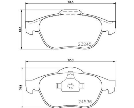 Brake Pad Set, disc brake 8DB 355 009-101 Hella, Image 4