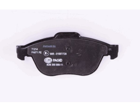 Brake Pad Set, disc brake 8DB 355 009-111 Hella, Image 3