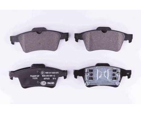 Brake Pad Set, disc brake 8DB 355 009-121 Hella, Image 2