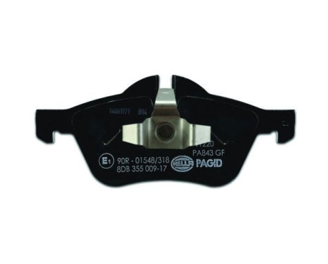 Brake Pad Set, disc brake 8DB 355 009-171 Hella Pagid GmbH, Image 3