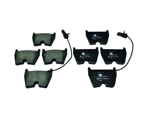 Brake Pad Set, disc brake 8DB 355 009-191 Hella