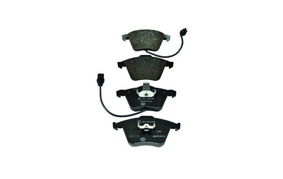 Brake Pad Set, disc brake 8DB 355 009-201 Hella
