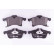 Brake Pad Set, disc brake 8DB 355 009-221 Hella