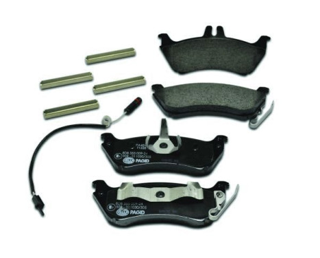 Brake Pad Set, disc brake 8DB 355 009-241 Hella Pagid GmbH, Image 2