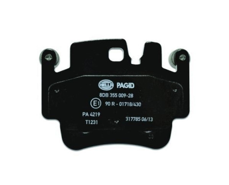 Brake Pad Set, disc brake 8DB 355 009-281 Hella Pagid GmbH, Image 3