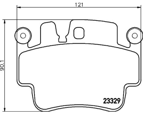 Brake Pad Set, disc brake 8DB 355 009-281 Hella, Image 4