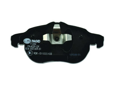 Brake Pad Set, disc brake 8DB 355 009-311 Hella Pagid GmbH, Image 3