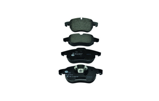 Brake Pad Set, disc brake 8DB 355 009-311 Hella