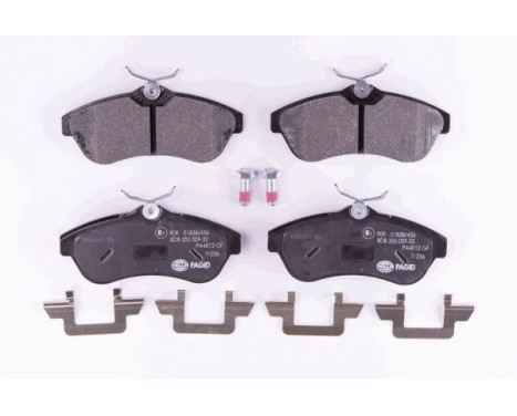 Brake Pad Set, disc brake 8DB 355 009-321 Hella, Image 2