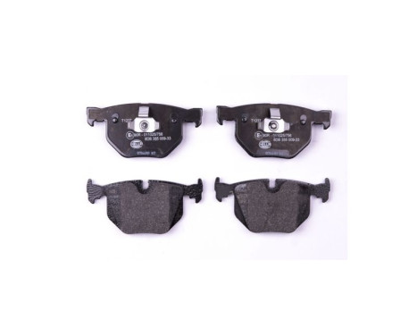 Brake Pad Set, disc brake 8DB 355 009-331 Hella