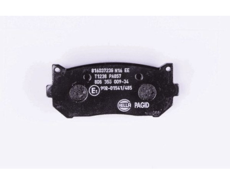 Brake Pad Set, disc brake 8DB 355 009-341 Hella Pagid GmbH, Image 2