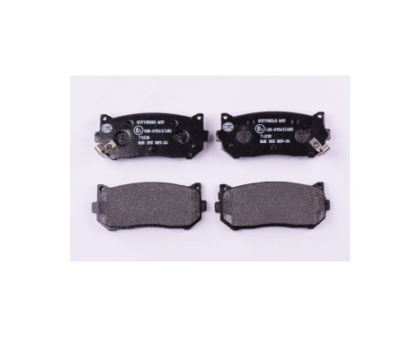 Brake Pad Set, disc brake 8DB 355 009-341 Hella