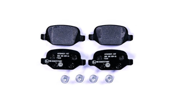 Brake Pad Set, disc brake 8DB 355 009-361 Hella
