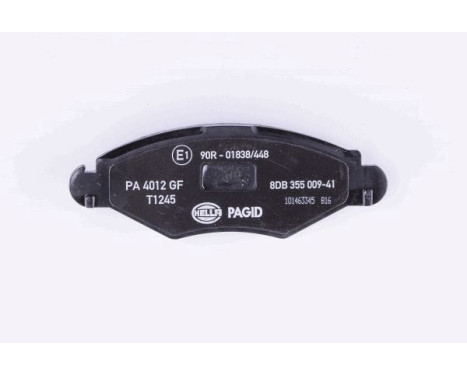 Brake Pad Set, disc brake 8DB 355 009-411 Hella Pagid GmbH, Image 3