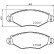 Brake Pad Set, disc brake 8DB 355 009-411 Hella