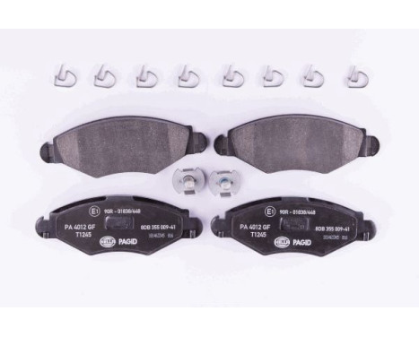 Brake Pad Set, disc brake 8DB 355 009-411 Hella, Image 2