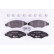 Brake Pad Set, disc brake 8DB 355 009-411 Hella, Thumbnail 2