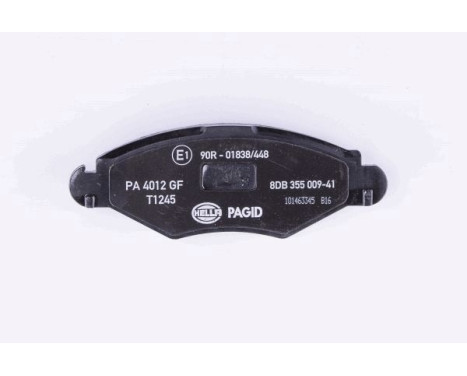 Brake Pad Set, disc brake 8DB 355 009-411 Hella, Image 3