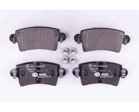 Brake Pad Set, disc brake 8DB 355 009-421 Hella, Image 2