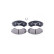 Brake Pad Set, disc brake 8DB 355 009-461 Hella