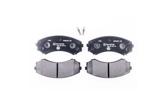 Brake Pad Set, disc brake 8DB 355 009-461 Hella