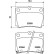 Brake Pad Set, disc brake 8DB 355 009-501 Hella, Thumbnail 4