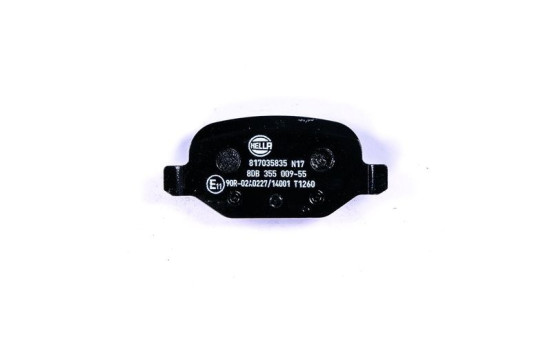 Brake Pad Set, disc brake 8DB 355 009-551 Hella, Image 2