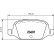 Brake Pad Set, disc brake 8DB 355 009-551 Hella, Thumbnail 4