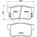 Brake Pad Set, disc brake 8DB 355 009-581 Hella