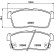 Brake Pad Set, disc brake 8DB 355 009-631 Hella