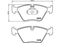 Brake Pad Set, disc brake 8DB 355 009-651 Hella Pagid GmbH