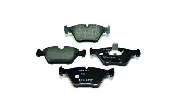 Brake Pad Set, disc brake 8DB 355 009-651 Hella