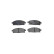 Brake Pad Set, disc brake 8DB 355 009-661 Hella