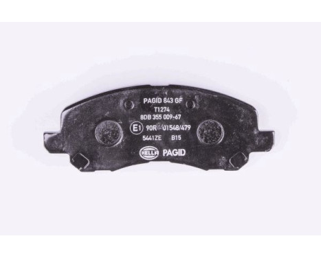 Brake Pad Set, disc brake 8DB 355 009-671 Hella Pagid GmbH, Image 3